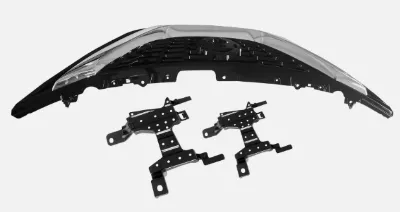 2016 - 2018 Nissan Sentra Front Bumper Upper Grille Chrome