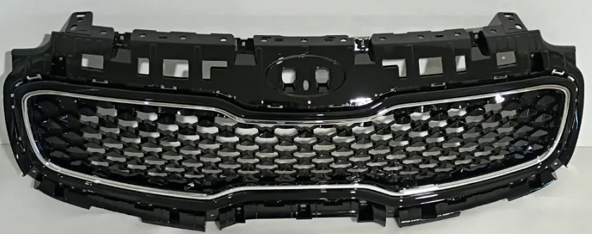 2017 - 2019 Kia Sportage Front Bumper Upper Grille W/ Chrome