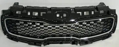 2017 - 2019 Kia Sportage Front Bumper Upper Grille W/ Chrome