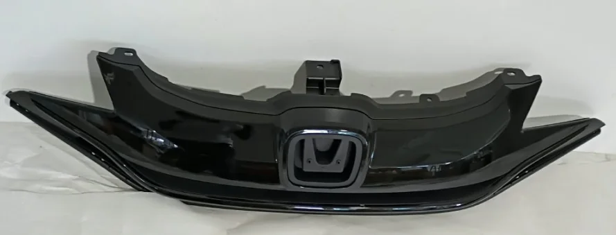 2015 - 2017 Honda Fit Front Upper Bumper Grille Painted Black Mesh