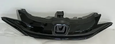 2015 - 2017 Honda Fit Front Upper Bumper Grille Painted Black Mesh