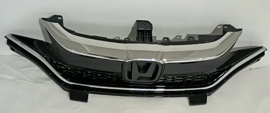 2018 - 2020 Honda Fit Front Bumper Upper Chrome Honeycomb Grille