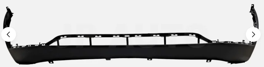 2011 - 2016 Kia Sportage Front Lower Bumper Cover Textured Black