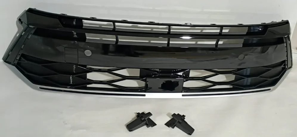 2024 - 2025 Hyundai Sonata Front Bumper Grille Black W/o camera Hole