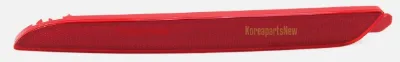 2018 - 2020 Kia Rio Rear Bumper Reflector Left LH