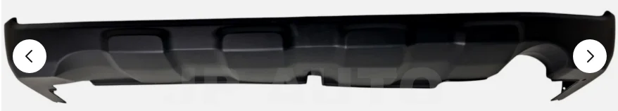 2010 - 2011 Honda CRV Rear Lower Bumper Cover Textured Black