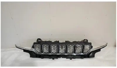 2020 - 2024 Jeep Grand Cherokee Front Bumper Upper Radiator Grille assy,w/ chrome surrounding,w/ camera