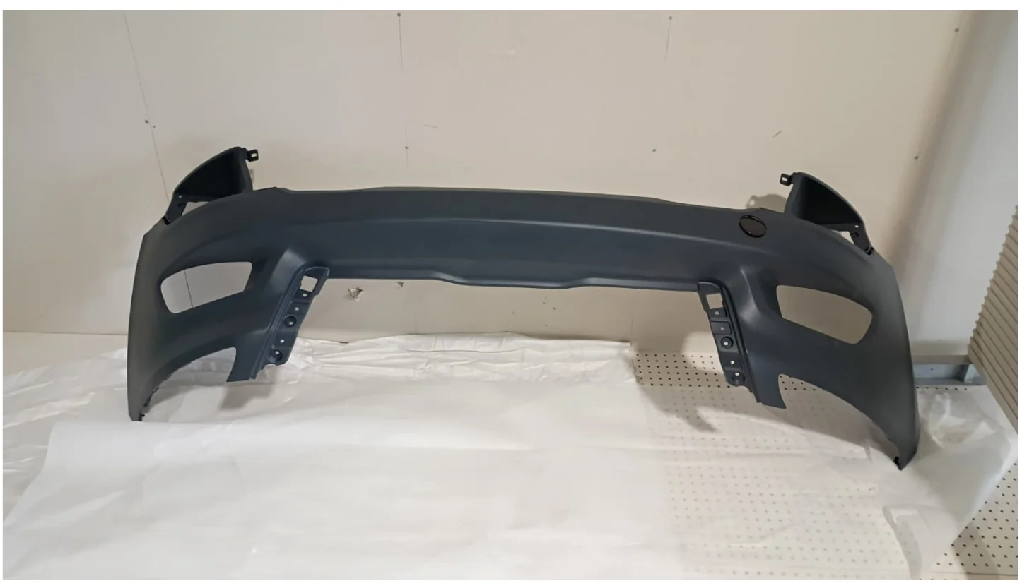 2014 - 2018 Jeep Cherokee Front Bumper Cover Plastic w/o sensor holes + tow cover