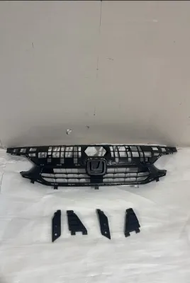 2022 - 2023 Honda Civic Front Bumper Upper Grille Kit (Black)