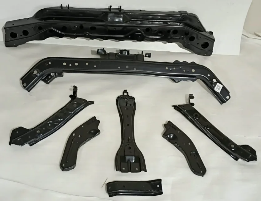 2013 - 2018 Nissan Sentra Steel Front Radiator Support Tie Bar Set