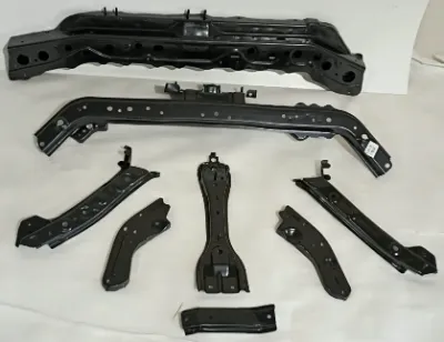 2013 - 2018 Nissan Sentra Steel Front Radiator Support Tie Bar Set